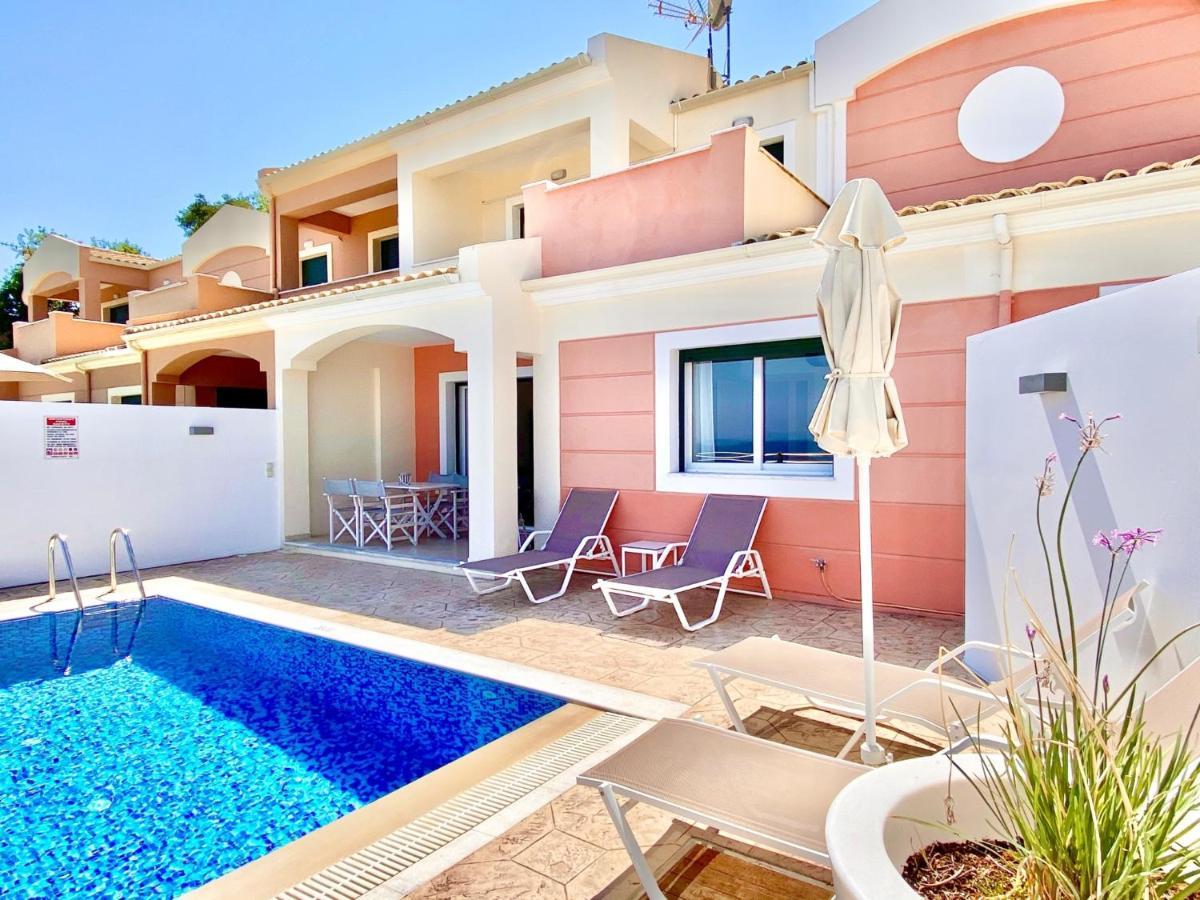 Luxury Villa Akti Barbati 2 With Private Pool By Dadovillas Pyrgi  外观 照片